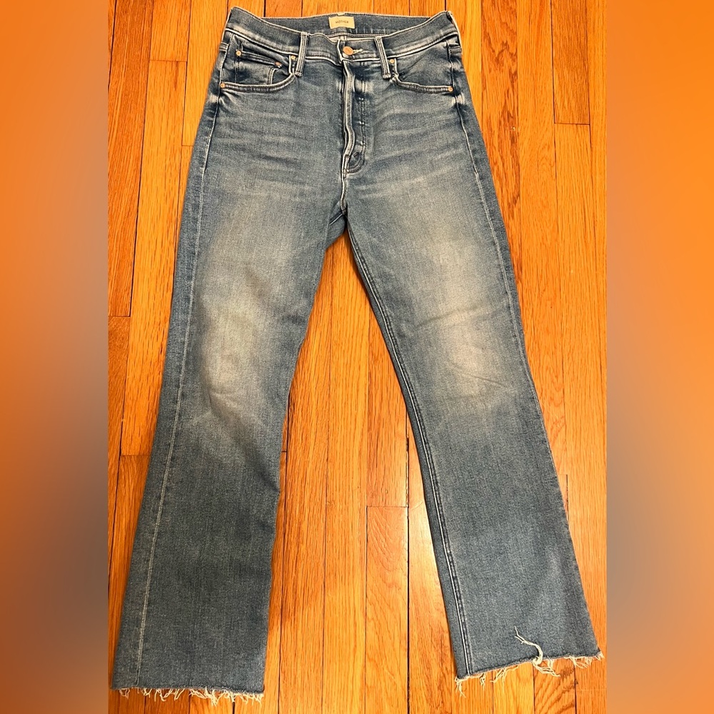 Mother Denim tripper ankle fray